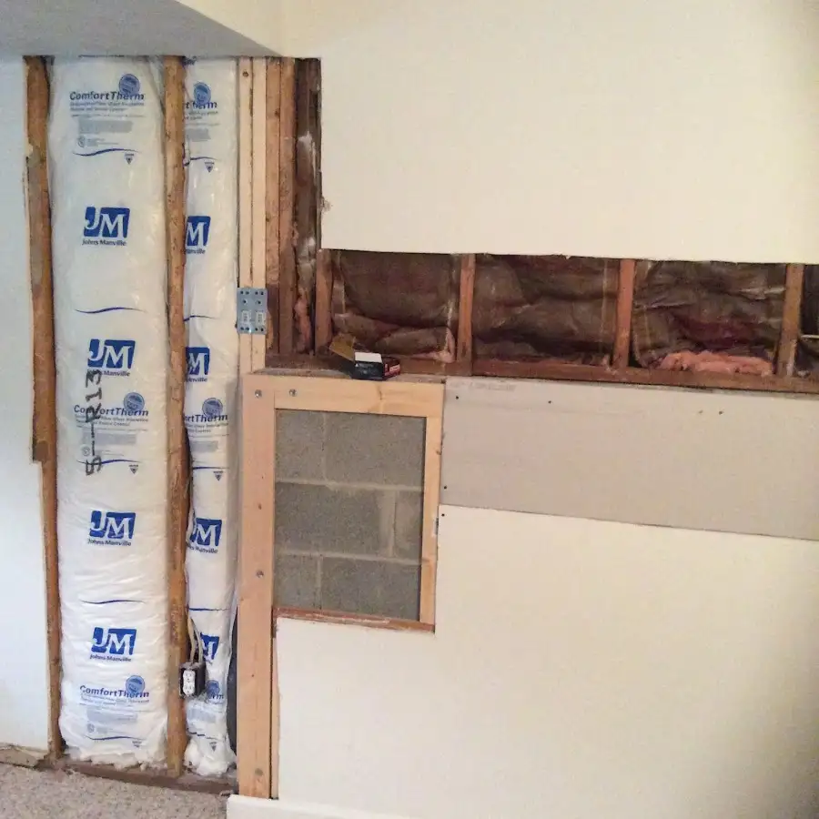 Wall insulation replacement during Odor Removal & Deodorization in Bella Vista